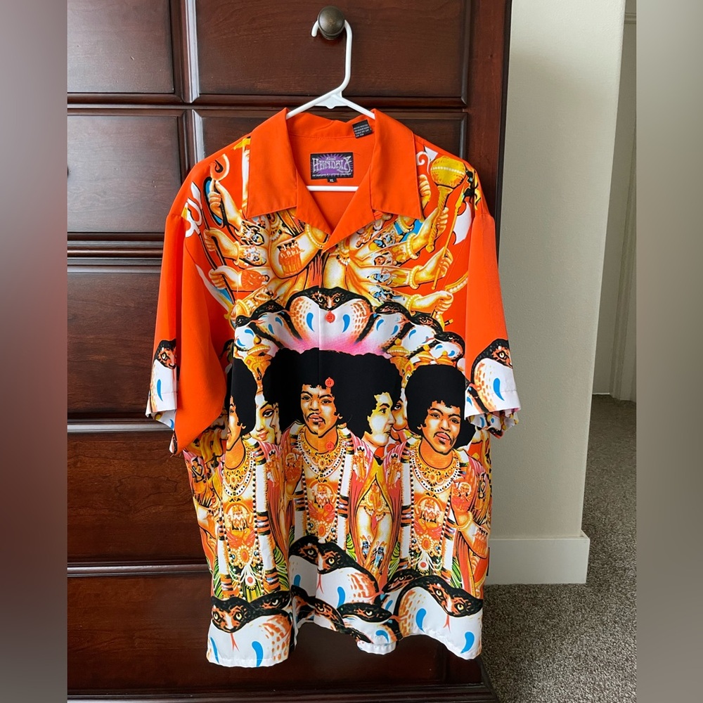 Jimi Hendrix Hawaiian shirt